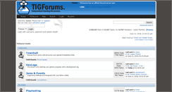 Desktop Screenshot of forums.tigsource.com